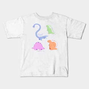 retro dinosaurs 2 Kids T-Shirt